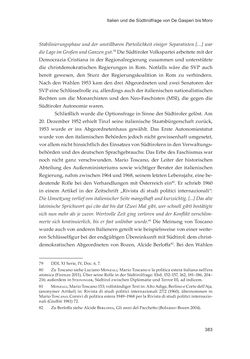 Image of the Page - 383 - in Die schwierige Versöhnung - Italien, Österreich und Südtirol im 20. Jahrhundert
