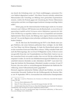 Image of the Page - 386 - in Die schwierige Versöhnung - Italien, Österreich und Südtirol im 20. Jahrhundert