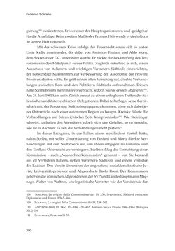 Image of the Page - 390 - in Die schwierige Versöhnung - Italien, Österreich und Südtirol im 20. Jahrhundert