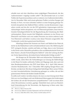 Bild der Seite - 398 - in Die schwierige Versöhnung - Italien, Österreich und Südtirol im 20. Jahrhundert