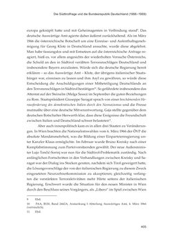 Bild der Seite - 405 - in Die schwierige Versöhnung - Italien, Österreich und Südtirol im 20. Jahrhundert