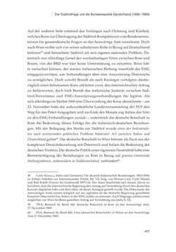 Image of the Page - 417 - in Die schwierige Versöhnung - Italien, Österreich und Südtirol im 20. Jahrhundert