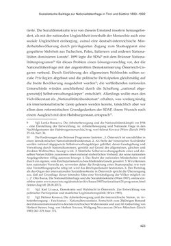 Image of the Page - 423 - in Die schwierige Versöhnung - Italien, Österreich und Südtirol im 20. Jahrhundert