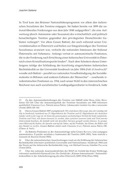 Image of the Page - 424 - in Die schwierige Versöhnung - Italien, Österreich und Südtirol im 20. Jahrhundert