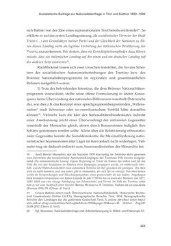 Image of the Page - 425 - in Die schwierige Versöhnung - Italien, Österreich und Südtirol im 20. Jahrhundert