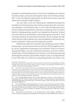 Image of the Page - 431 - in Die schwierige Versöhnung - Italien, Österreich und Südtirol im 20. Jahrhundert