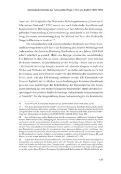 Bild der Seite - 437 - in Die schwierige Versöhnung - Italien, Österreich und Südtirol im 20. Jahrhundert