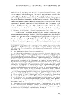 Image of the Page - 445 - in Die schwierige Versöhnung - Italien, Österreich und Südtirol im 20. Jahrhundert