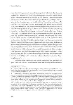 Image of the Page - 448 - in Die schwierige Versöhnung - Italien, Österreich und Südtirol im 20. Jahrhundert