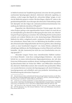 Image of the Page - 450 - in Die schwierige Versöhnung - Italien, Österreich und Südtirol im 20. Jahrhundert