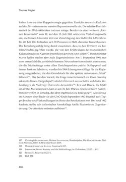 Image of the Page - 488 - in Die schwierige Versöhnung - Italien, Österreich und Südtirol im 20. Jahrhundert