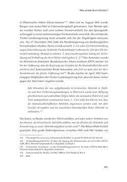 Image of the Page - 491 - in Die schwierige Versöhnung - Italien, Österreich und Südtirol im 20. Jahrhundert
