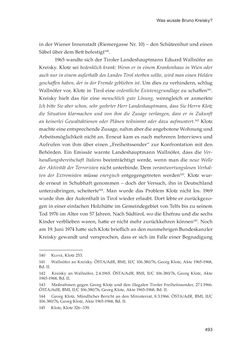 Image of the Page - 493 - in Die schwierige Versöhnung - Italien, Österreich und Südtirol im 20. Jahrhundert