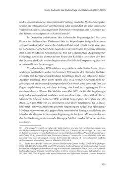 Image of the Page - 503 - in Die schwierige Versöhnung - Italien, Österreich und Südtirol im 20. Jahrhundert