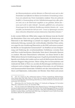 Image of the Page - 516 - in Die schwierige Versöhnung - Italien, Österreich und Südtirol im 20. Jahrhundert