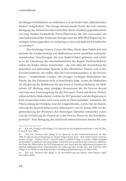 Image of the Page - 518 - in Die schwierige Versöhnung - Italien, Österreich und Südtirol im 20. Jahrhundert