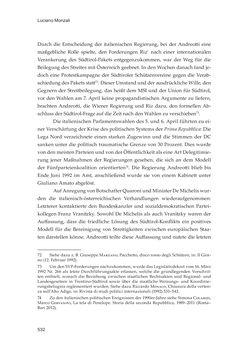 Bild der Seite - 532 - in Die schwierige Versöhnung - Italien, Österreich und Südtirol im 20. Jahrhundert