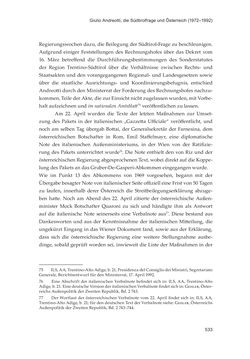 Bild der Seite - 533 - in Die schwierige Versöhnung - Italien, Österreich und Südtirol im 20. Jahrhundert