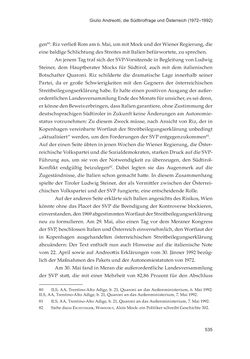 Bild der Seite - 535 - in Die schwierige Versöhnung - Italien, Österreich und Südtirol im 20. Jahrhundert