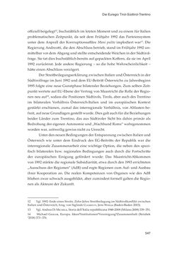 Bild der Seite - 547 - in Die schwierige Versöhnung - Italien, Österreich und Südtirol im 20. Jahrhundert