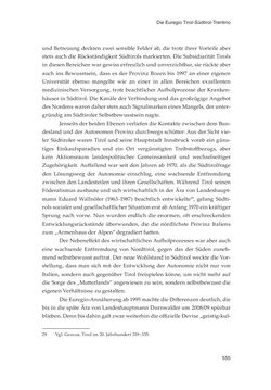 Image of the Page - 555 - in Die schwierige Versöhnung - Italien, Österreich und Südtirol im 20. Jahrhundert