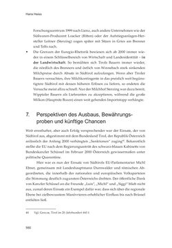 Bild der Seite - 560 - in Die schwierige Versöhnung - Italien, Österreich und Südtirol im 20. Jahrhundert