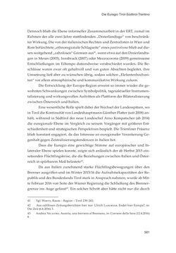 Bild der Seite - 561 - in Die schwierige Versöhnung - Italien, Österreich und Südtirol im 20. Jahrhundert