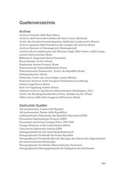 Bild der Seite - 563 - in Die schwierige Versöhnung - Italien, Österreich und Südtirol im 20. Jahrhundert