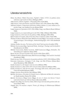 Bild der Seite - 564 - in Die schwierige Versöhnung - Italien, Österreich und Südtirol im 20. Jahrhundert