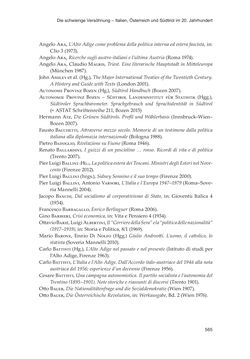 Bild der Seite - 565 - in Die schwierige Versöhnung - Italien, Österreich und Südtirol im 20. Jahrhundert