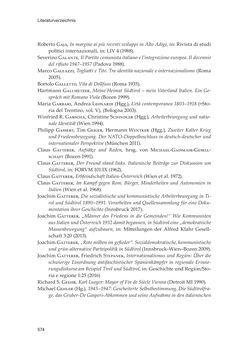 Bild der Seite - 574 - in Die schwierige Versöhnung - Italien, Österreich und Südtirol im 20. Jahrhundert