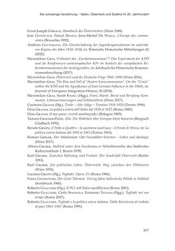 Bild der Seite - 577 - in Die schwierige Versöhnung - Italien, Österreich und Südtirol im 20. Jahrhundert