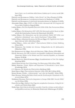 Bild der Seite - 579 - in Die schwierige Versöhnung - Italien, Österreich und Südtirol im 20. Jahrhundert