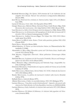 Image of the Page - 585 - in Die schwierige Versöhnung - Italien, Österreich und Südtirol im 20. Jahrhundert