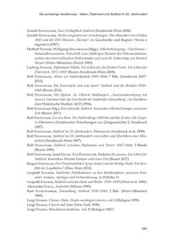 Image of the Page - 595 - in Die schwierige Versöhnung - Italien, Österreich und Südtirol im 20. Jahrhundert
