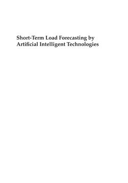 Bild der Seite - (000003) - in Short-Term Load Forecasting by Artificial Intelligent Technologies