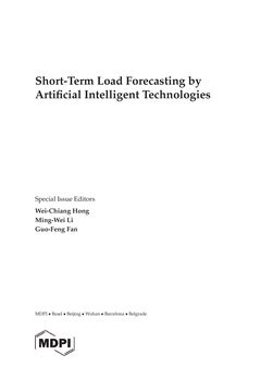 Image of the Page - (000005) - in Short-Term Load Forecasting by Artificial Intelligent Technologies