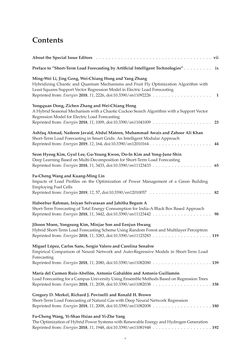 Bild der Seite - V - in Short-Term Load Forecasting by Artificial Intelligent Technologies