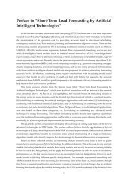 Image of the Page - IX - in Short-Term Load Forecasting by Artificial Intelligent Technologies