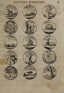 Image of the Page - 8 - in Sinnbilder - Devises et Emblemes