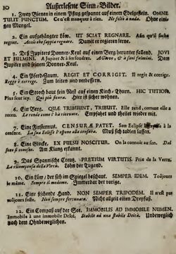 Bild der Seite - 9 - in Sinnbilder - Devises et Emblemes