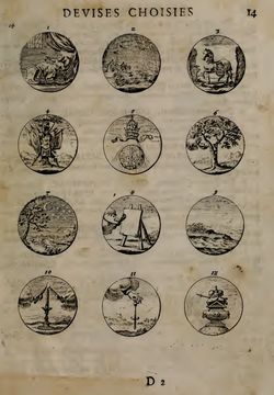 Bild der Seite - 14 - in Sinnbilder - Devises et Emblemes