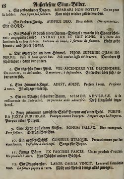 Image of the Page - 17 - in Sinnbilder - Devises et Emblemes