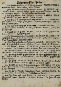 Bild der Seite - 20 - in Sinnbilder - Devises et Emblemes