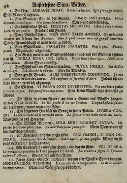 Image of the Page - 44 - in Sinnbilder - Devises et Emblemes