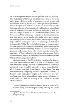 Bild der Seite - 32 - in Siting Futurity - The “Feel Good” Tactical Radicalism of Contemporary Culture in and around Vienna