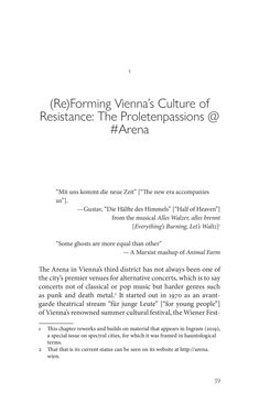 Bild der Seite - 39 - in Siting Futurity - The “Feel Good” Tactical Radicalism of Contemporary Culture in and around Vienna