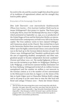 Bild der Seite - 103 - in Siting Futurity - The “Feel Good” Tactical Radicalism of Contemporary Culture in and around Vienna