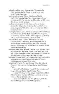 Image of the Page - 203 - in Siting Futurity - The “Feel Good” Tactical Radicalism of Contemporary Culture in and around Vienna