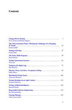 Image of the Page - xi - in The Future of Software Quality Assurance
